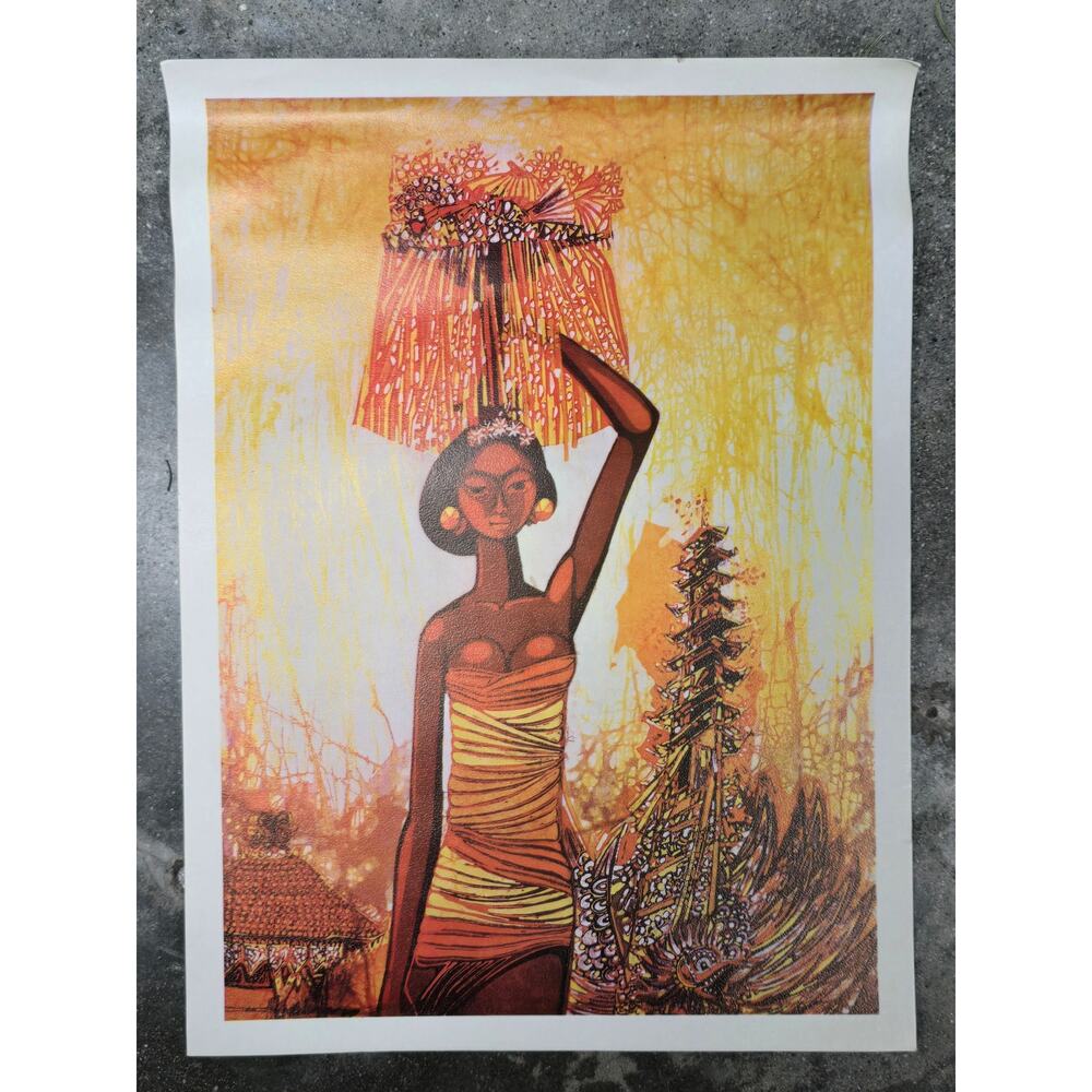 Batik Art by Seah Kim Joo Print 10 x 13